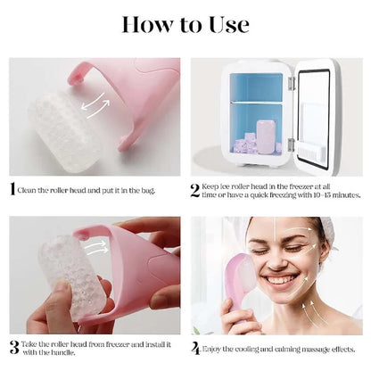 Ice Massager Roller Face Skin Lifting Tool Face Lift Massage Anti-wrinkles Pain Relief Face Women Skin Care  Beauty Tools