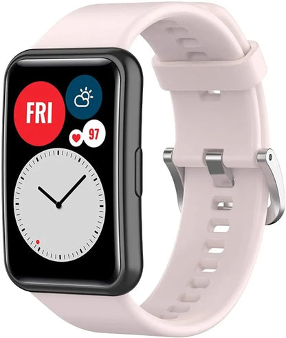 Silicone strap for Huawei Watch Fit Original Smart watch replacement Huawei Fit Bracelet wristband Huawei Watch Fit new Correa