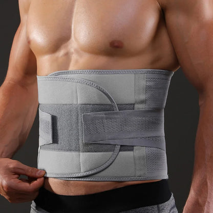2024 Adjustable Back Braces Waist Belt Men Women Work Lower Back Pain Relief Breathable Anti-skid Spine Lumbar Support Belt