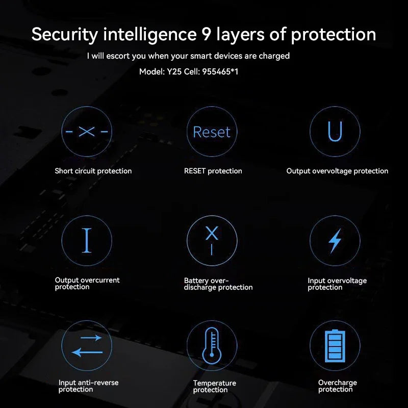 20000mAh Power Bank Portable USB Charger Fast Charging External Battery Pack Heating Vest Jacket Scarf Socks Glove Equipment New