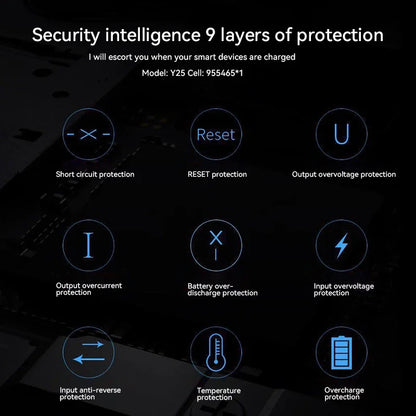 20000mAh Power Bank Portable USB Charger Fast Charging External Battery Pack Heating Vest Jacket Scarf Socks Glove Equipment New