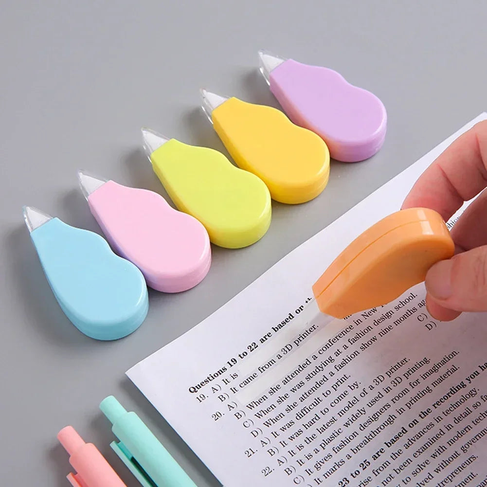 Mini White Correction Tape Multi-style Large Capacity Student Kawaii Error Correction Erasers Student School Stationery Supplies