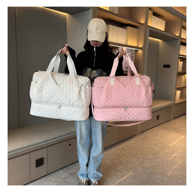 Large Capacity Travel Bags Luggage Organizer Bag Handbag Waterproof Portable Foldable Travel Clothes Storage Bag Shoulder Bags