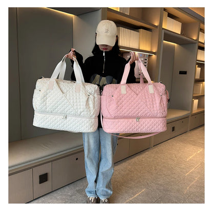 Large Capacity Travel Bags Luggage Organizer Bag Handbag Waterproof Portable Foldable Travel Clothes Storage Bag Shoulder Bags