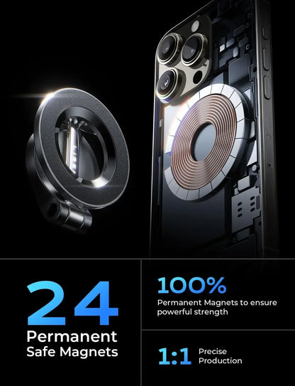 LISEN for MagSafe Car Mount 360° Rotation Magnetic Phone Holder for Car for IPhone 15 14 13 12 Pro Max Plus Mini MagSafe Cases