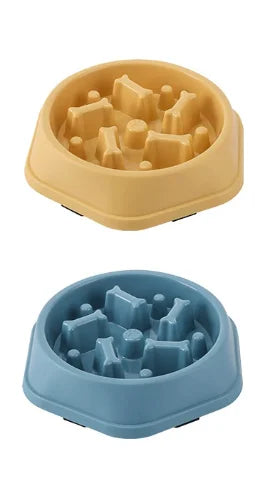 Slow Feeder Dog Bowl Anti-choking Slow Feeding Bowls for Dogs Anti-slip Pet Slow Eat Dishes Puzzle Bowls for Small Medium Dogs