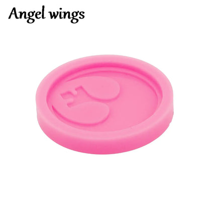 DY1206 African Tribal Symbols Badge Reel Mold Epoxy Resin, Medical,Medical, Physical Therapy, Pharmacy Nursing Chocolate Moulds