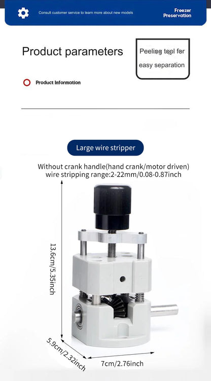 Manual Wire Stripping Made Easy - Powered Wire Stripper Machine, Copper Wire Stripper, Drill Wire Stripper, Electric Wire Stripp