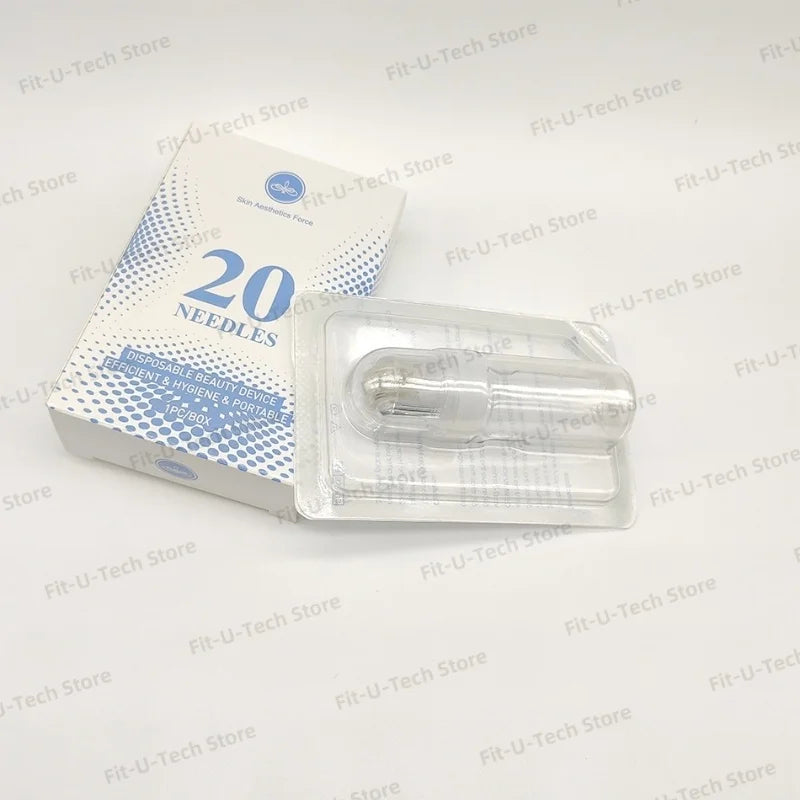 Hydra Roller 20pins Micro Titanium Needle Tips Derma Roller Skin Care Anti Aging Whitening Bottle Roller Reusable