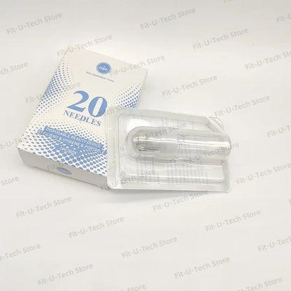 Hydra Roller 20pins Micro Titanium Needle Tips Derma Roller Skin Care Anti Aging Whitening Bottle Roller Reusable