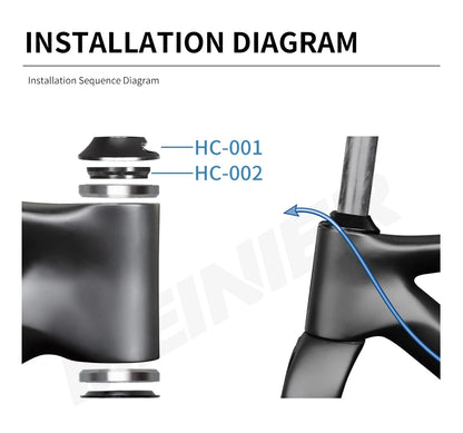 Headset cover Bicycle Headset Base Spacer Crown Race  MTB/Road Bike Universal Headset Washer gravel bike Internal Headset cover