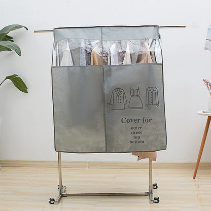Clothes Hanging Dust Cover Dress Suit Coat Storage Bag Case Organizer Wardrobe Dress Clothing Hanging Dust Cover