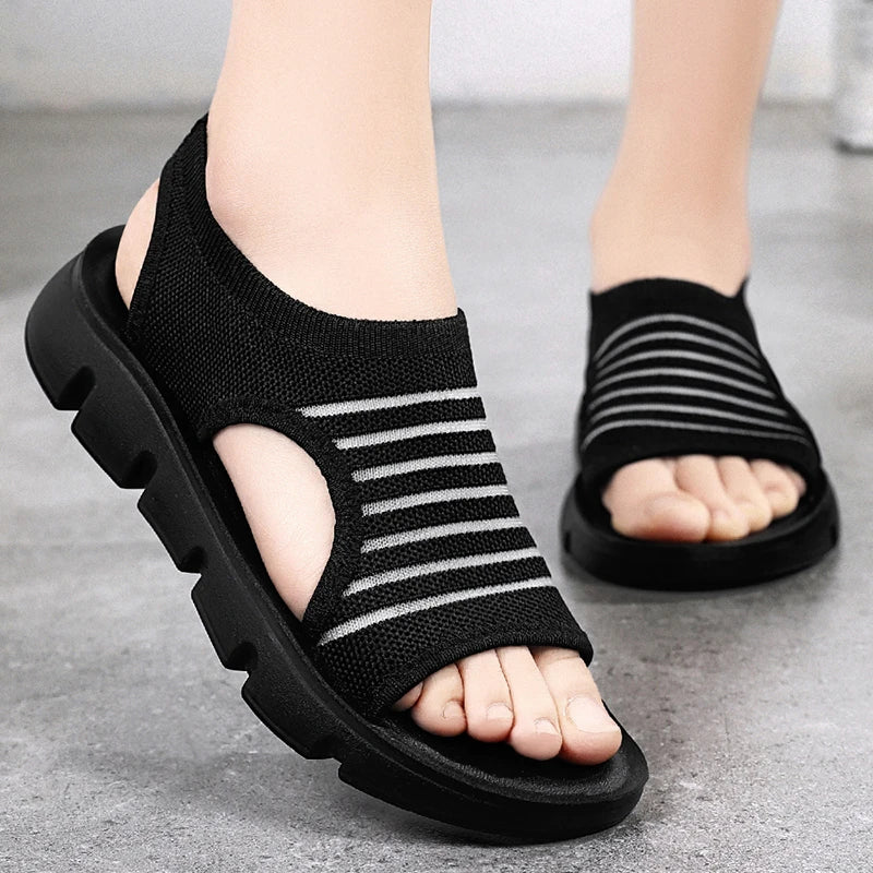 women's shoes women shoes，casual sneaker，women's summer sneakers，Design Open Toe Casual Shoe Strap free shippiing shoes