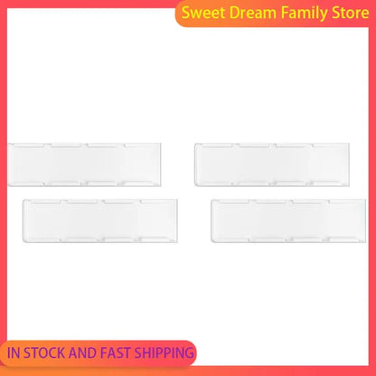 SDFC-4X Yogurt Organizer For Fridge, Yogurt Holder For Refrigerator Organizer Slider Yogurt Organizer Sliding Yogurt Holder