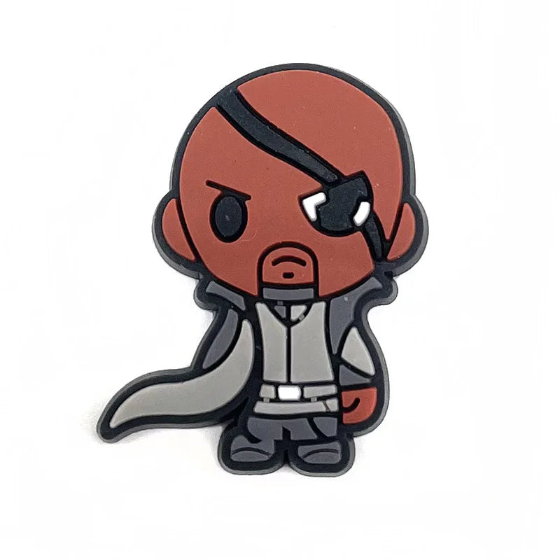 28styles Movies Super Hero Shoe Charms for Clogs Sandals Decorations shoes Accessories PVC Charms Cartoon Kids Gifts