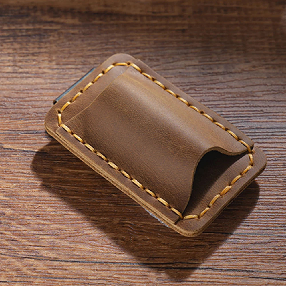 Leather Notebook Pen Holder with Clip Bookmark Book Accessories Convenient Portable Travel Supplies Office School Stationery