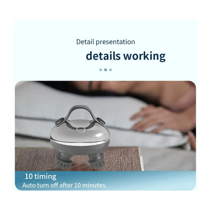 Electric Scalp Massager Rechargeable Head Massager Scalp Stress Relax Waterproof Handheld Hair Scalp Scratcher A Easy To Use