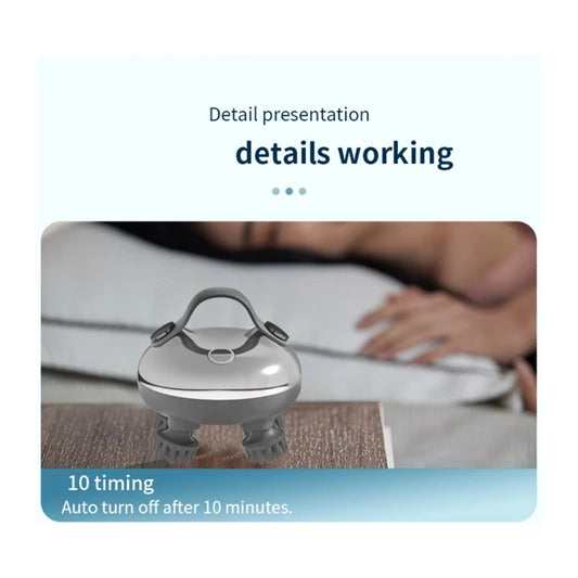 Electric Scalp Massager Rechargeable Head Massager Scalp Stress Relax Waterproof Handheld Hair Scalp Scratcher A Easy To Use