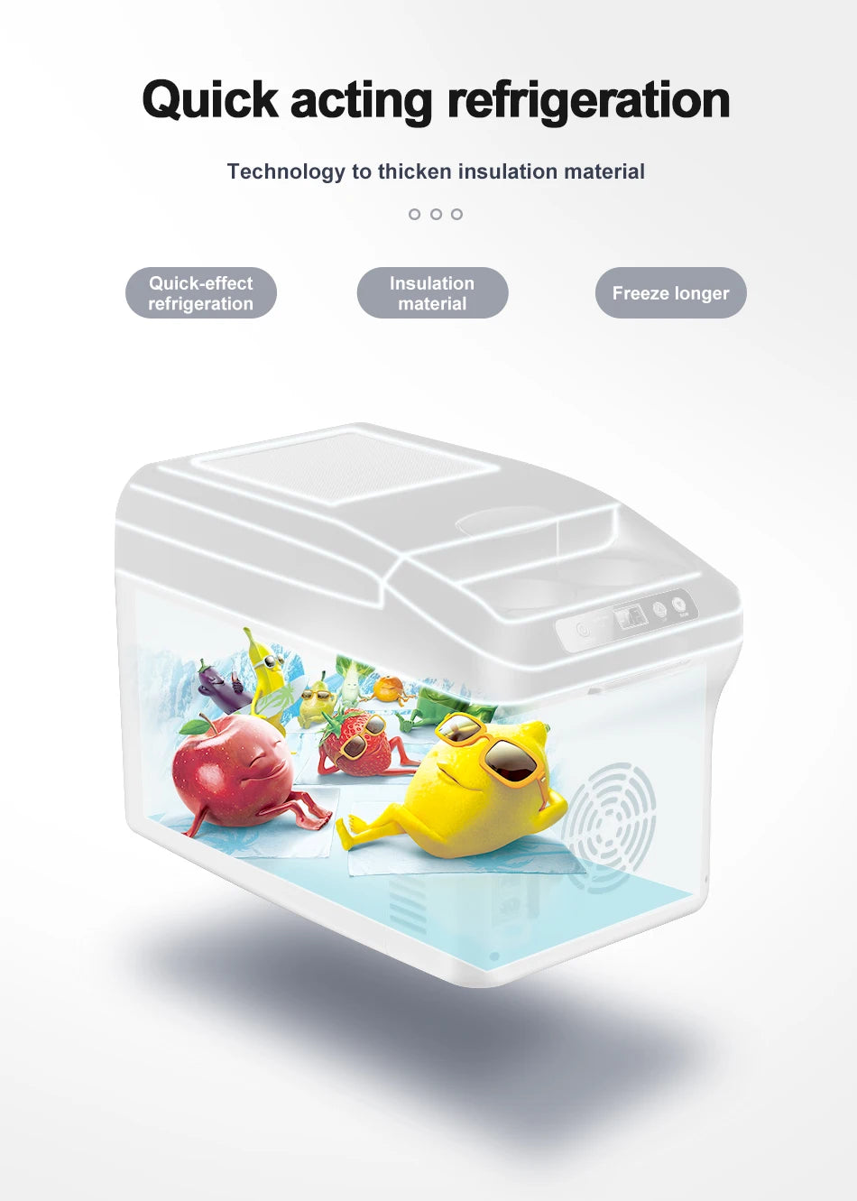 Ice box Mini Fridge 220V 12V 24V Portable Electric Cooler Refrigerator For Camping Home Truck Beach Vehicle Mini Fridge Cool car