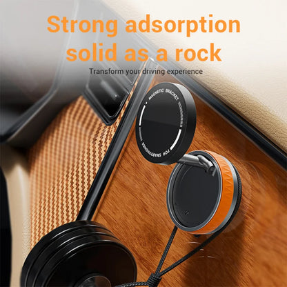 Magnetic Car Mount Stand Vacuum Strong Suction Stand Phone Holder Foldable 360 Rotation Adjustable Car Phone Bracket for Magsafe