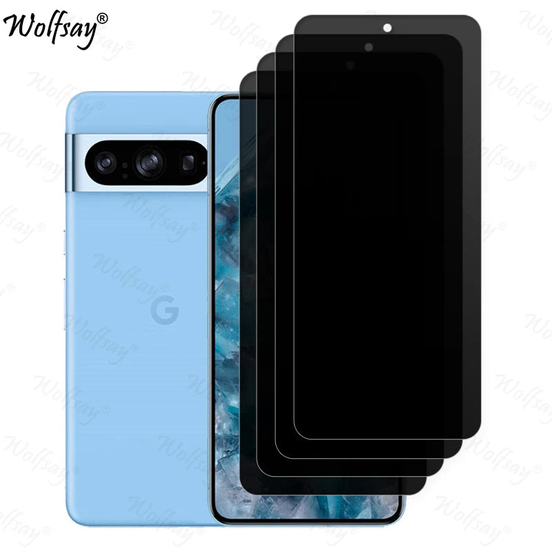 Anti-Spy Tempered Glass For Google Pixel 8 Pro Privacy Screen Protector Google Pixel 8A 9 Pro Glass For Google Pixel 8 Pro Glass