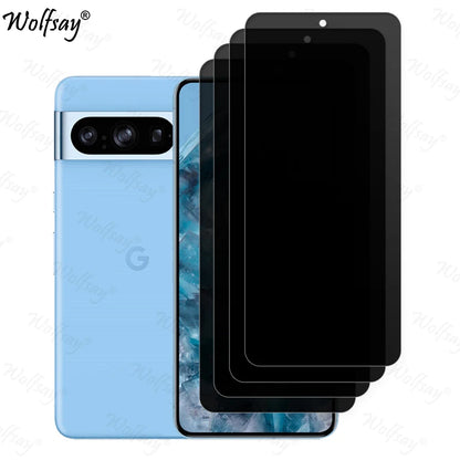 Anti-Spy Tempered Glass For Google Pixel 8 Pro Privacy Screen Protector Google Pixel 8A 9 Pro Glass For Google Pixel 8 Pro Glass