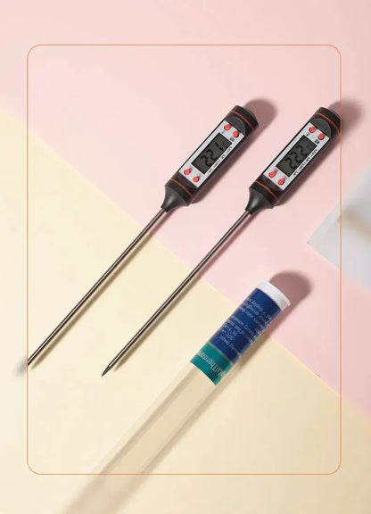 Kitchen Food Baking Digital Thermometer New Meat Thermometer Electronic Probe Type Digital Display Liquid Grill Thermometer