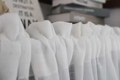 Japanese tassel half curtain partition door curtain kitchen short curtain coffee curtain pastoral decoration short curtain yarn