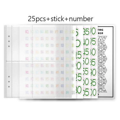 100 Envelope Cash Savings Challenge, Saving Challenge Envelop Book, Budget Envelope Financial Assistant, A5 Size Cash Binder