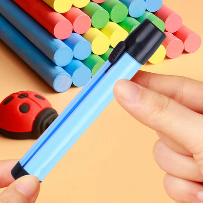 6 Pcs Chalk Holder Storage School Supplies Kid Teaching Materials Clip Child Water Soluble