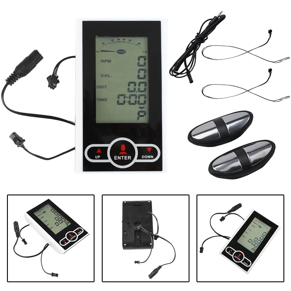 Exercise Bike Monitor Speedometer Display 137x80mm Plastic Stationary  Elliptical Trainer Cardio Equipment  Accessories