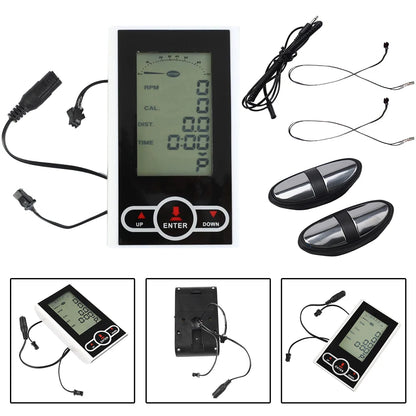Exercise Bike Monitor Speedometer Display 137x80mm Plastic Stationary  Elliptical Trainer Cardio Equipment  Accessories