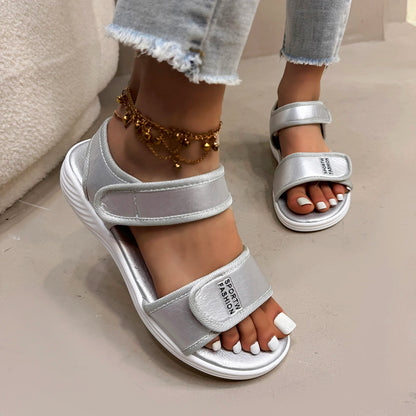 2025 New Summer Sandals Travel Women Shoes New Sandal Sole Sandal Ladies Outdoor Beach Slippers Platform Sandals for Women