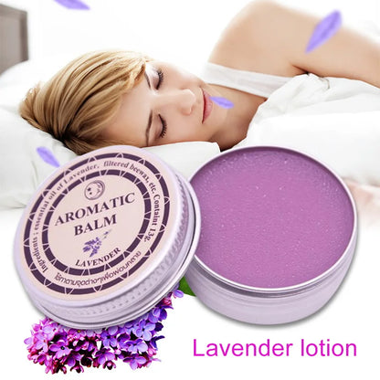 Lavender Aromatic Balm Help Sleep Soothing Cream Essential Oil Insomnia Care Lavender Hydration Soothing for Insomnia Care 13g