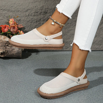 Women Sandals 2024 New Fashion Casual Solid Color Shoes for Women High Heels Sandals Designer Sandals Plus Size Zapatos De Mujer