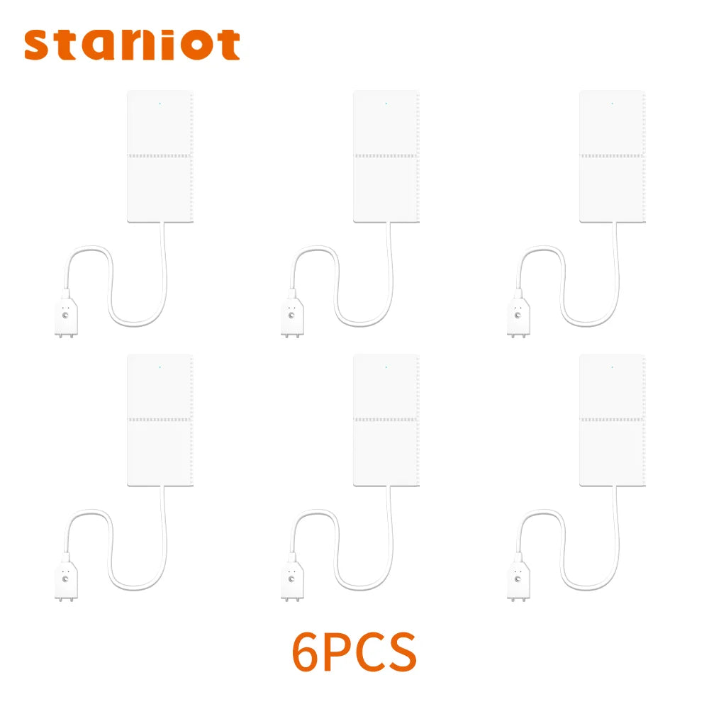 Staniot Tuya Smart Water Leakage Detector Compatible With Home Security Alarm System Support Low Battery Alarm Flood Sensor