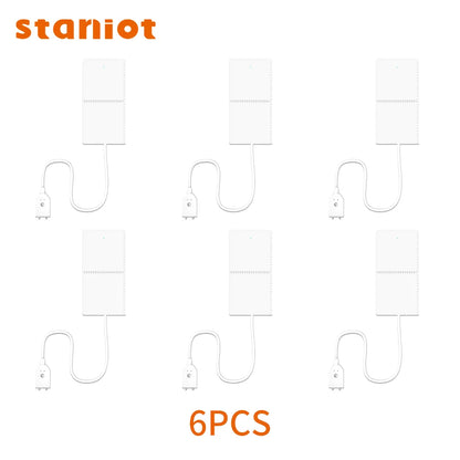 Staniot Tuya Smart Water Leakage Detector Compatible With Home Security Alarm System Support Low Battery Alarm Flood Sensor