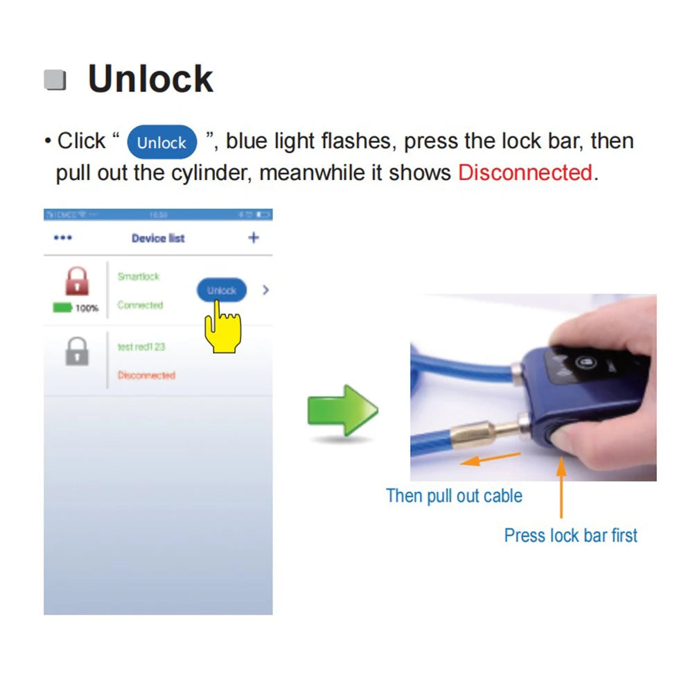 New Bicycle Anti-theft Alarm Lock Bluetooth Smart APP Control Waterproof Bike Burglar Vibration Alarm Lock Security System