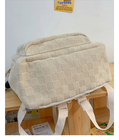 Gift pendant schoolbag, female high school student schoolbag, backpack, college student large-capacity and versatile backpack