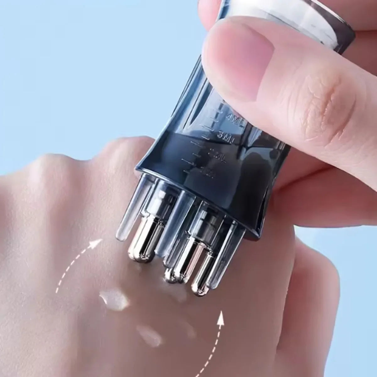 Scalp Applicator Mini Portable Head Massager Roller Ball Brush Hair Growth Essential Oil Medicine Liquid Applicator