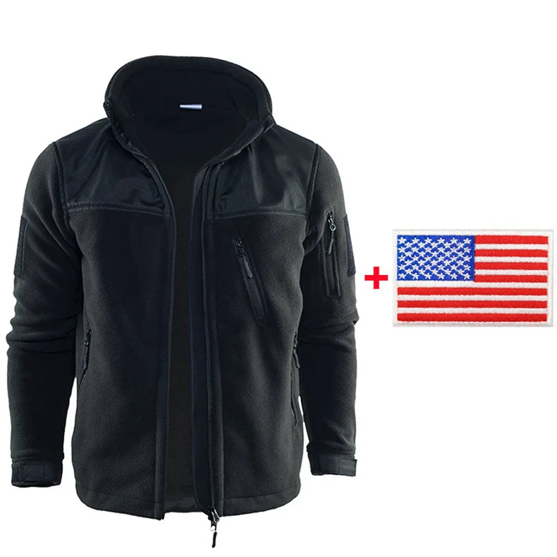 Winter Tactical Fleece Jacket Military Army Jacket Thermal Warm Camouflage Work Coats Mens Clothes Husband  Field Jacket Outwear