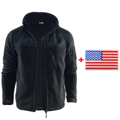 Winter Tactical Fleece Jacket Military Army Jacket Thermal Warm Camouflage Work Coats Mens Clothes Husband  Field Jacket Outwear