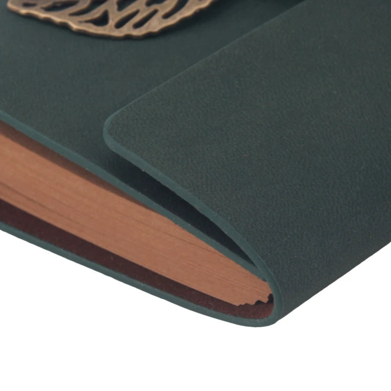 1PC Retro Leaf Notebook School Office Stationery Diary Notepad Literature PU Leather Note Book Traveler Journal Planners Gifts