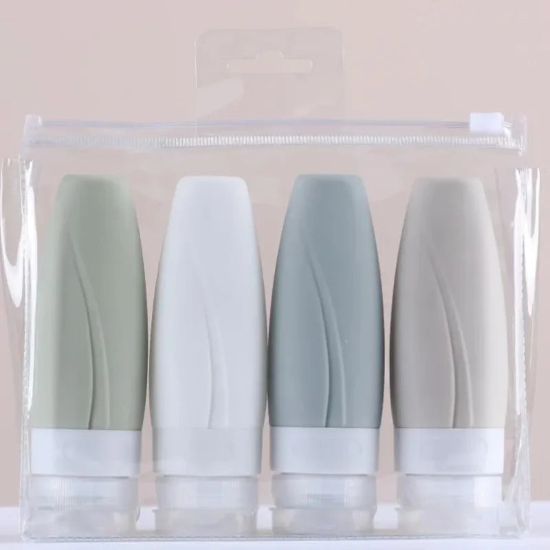 New Leak Proof Travel Bottles Set Travel Containers for Travel Size Toiletries Portable Quart Bag Storage Shampoo Lotion