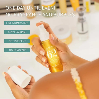 Body fragrance spray Fresh air Scent Long Fruity Non-irritating Portable Liquid Perfume Moisturizes Skin For Men And Women 90ml