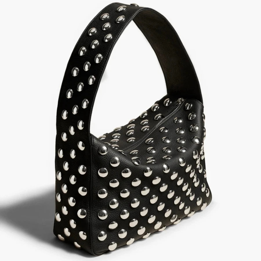 Studded Purses Y2k Shoulder Bag Punk Women Small Shouder Purse Vegan Leather Designer Handbags Streetwear