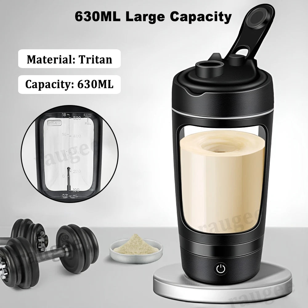 Blenders Cup 630ml Electric Mixing Cup Portable Protein Powder Shaker Bottles Mixer For Travel Home Office Kitchen Tools