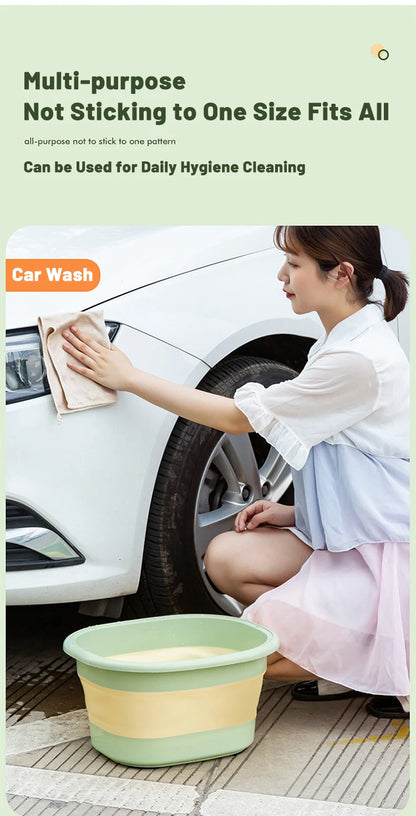 Foldable Home Foot Bath Bucket Massage Foot Wash Leisure Health Bucket Children Foot Bath Basin Portable Foot Soak Foot Tub