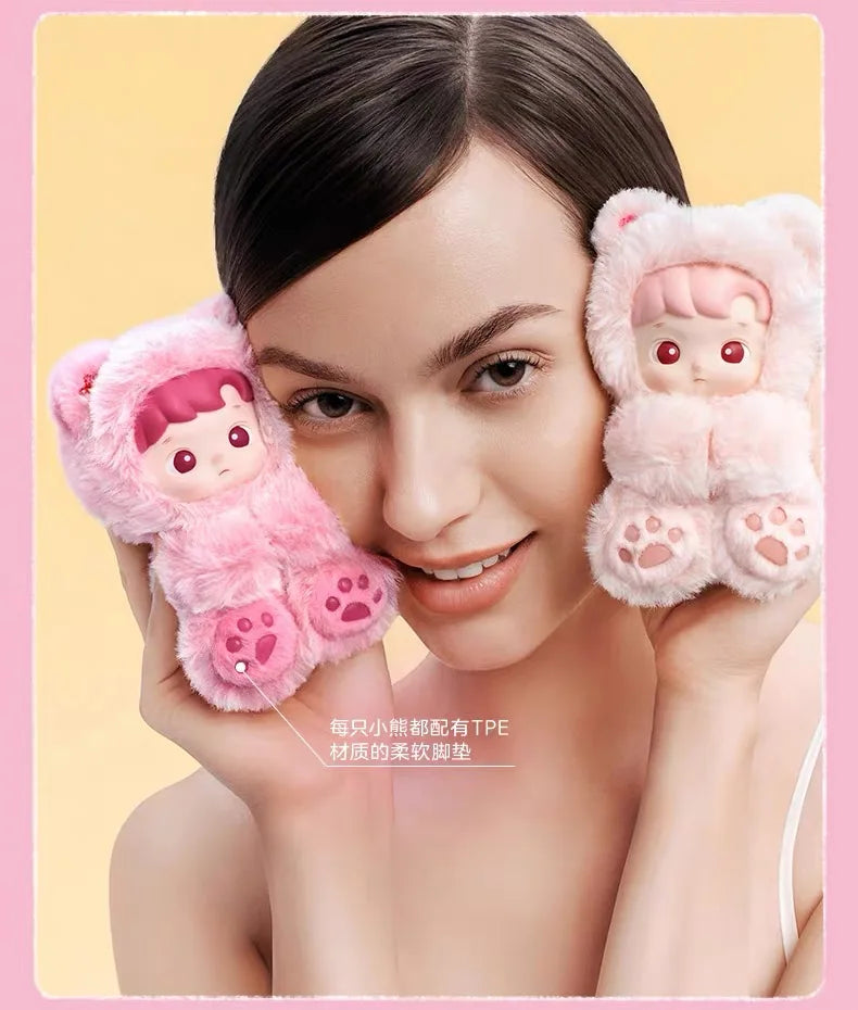 100% Genuine Haci pupu Gummy Bear Series Vinyl Face Blind Box Kawaii Scented Pendant Doll Keychain Decor Sweet Birthday Gift