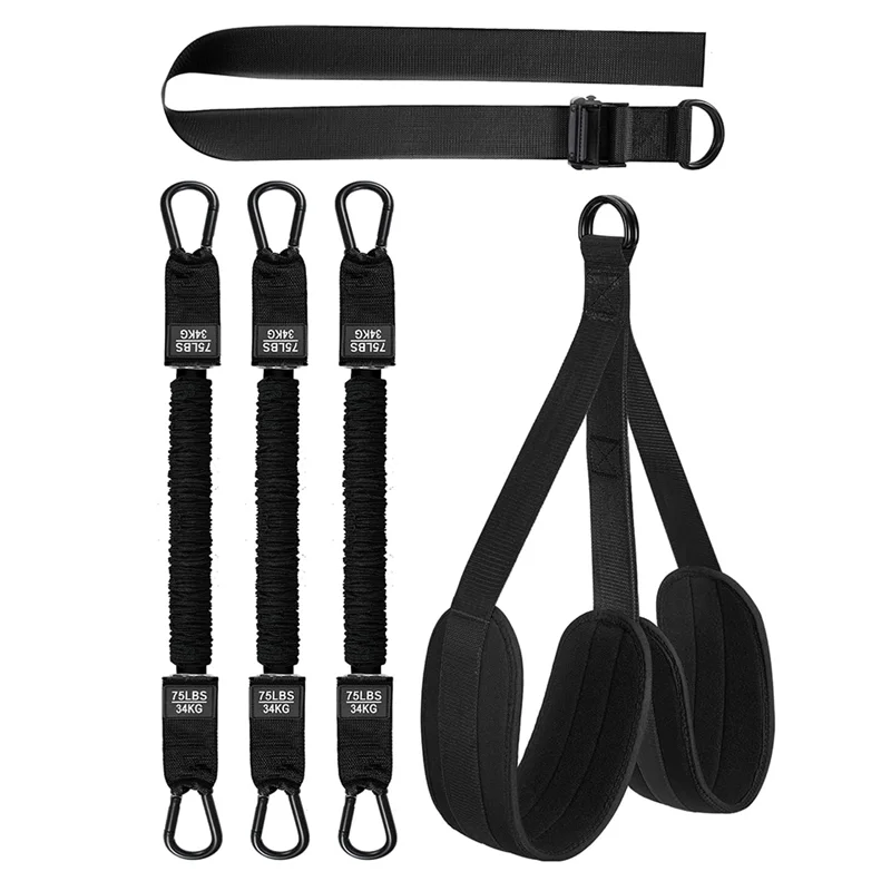 Pull Up Assistance Bands Set Resistance Strap Elastic Hanging Rope Pull Bar Fitness Auxiliary Pull Latex Workout Band